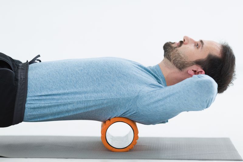 Ben Blake Davies coaching a golf fitness session